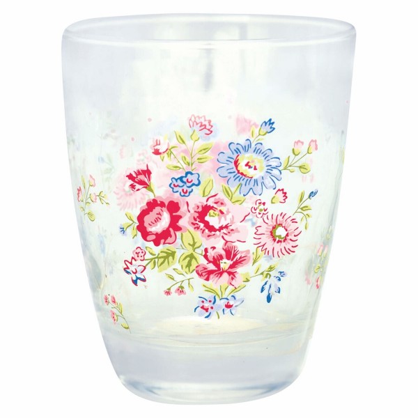 GreenGate Wasserglas "Ailis" (White)