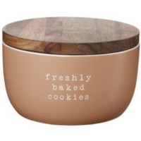 Dose "freshly baked cookies" - 15x9 cm (Braun) von ASA