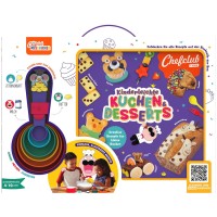 Rezeptbuch & Messbecher im Set "Kinderleichte KUCHEN & DESSERTS" von Chefclub Kids