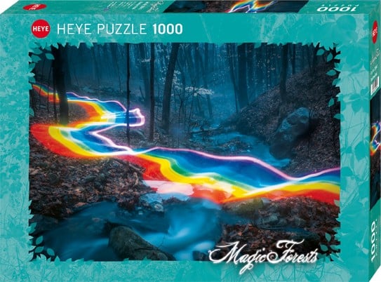 Puzzle Rainbow Road MAGIC FORESTS Standard 1000 Pieces