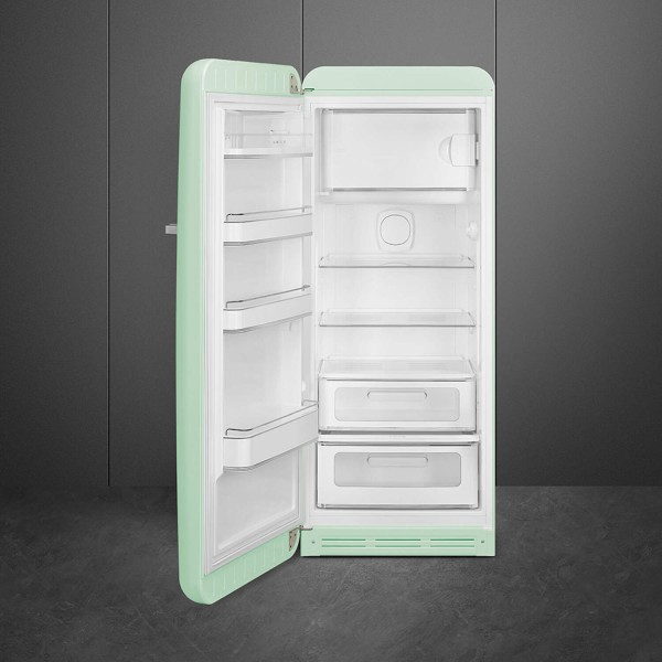 smeg Kühlschrank "50's Retro Style" FAB28 (Pastellgrün) Tür links