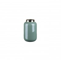 Vase "Saigon" - XS (Mantis grün/Gold) von Gift Company