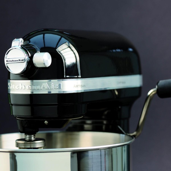 KitchenAid “Heavy Duty“ Küchenmaschine mit Schüsselheber (Onyx Schwarz) 6,9L