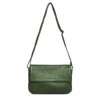 Sticks and Stones Tasche "Layla" (Dark Olive) - Pflanzlich gegerbtes Rindsleder
