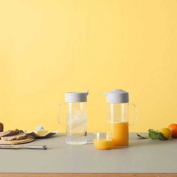 Stelton Rig-Tig Kanne "PIP" - 1,4 l (Light Grey)