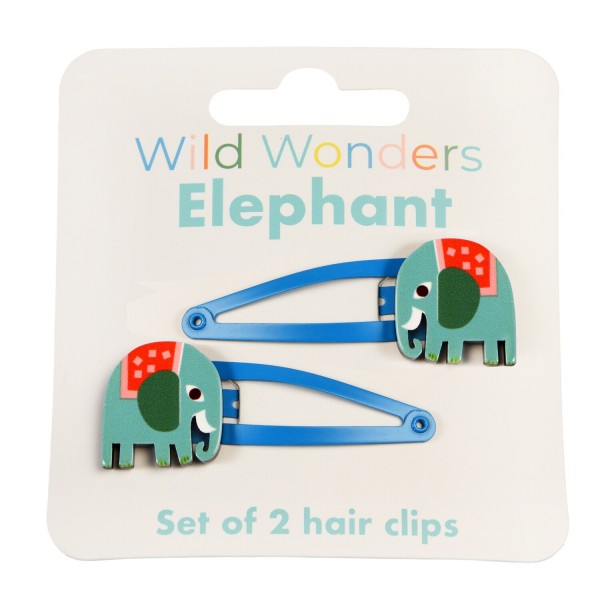 Haarspangen "Wild Wonders Elephant" von Rex LONDON - 2er-Set