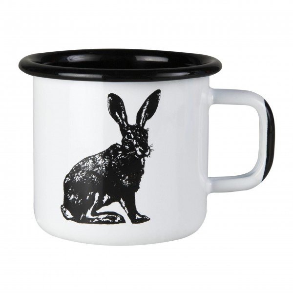 Muurla Emaille Becher "Nordic-Hare"