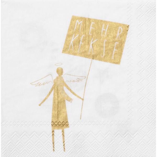 Serviette "Mehr Kekse" von räder Design