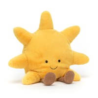 Jellycat Kuscheltier Sonne "Amuseable" - 29 cm (Gelb)