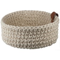 Häkelkorb - ø 26 cm (Beige) von ASA