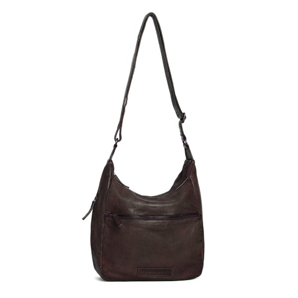 Sticks and Stones Tasche "Gaia Bag" (Burgundy) - Pflanzlich gegerbtes Rindsleder