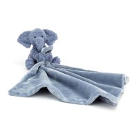 Jellycat Kuscheltier Elefant mit Schmusedecke "Fuddlewuddle Soother" (Blau)