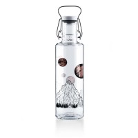 Trinkflasche aus Glas "The sky is not the limit" - 600 ml von Soulbottles