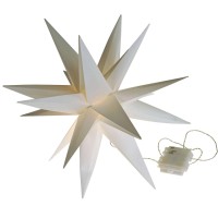 LED-Leuchtstern 3D (Weiß) von Werner Voss