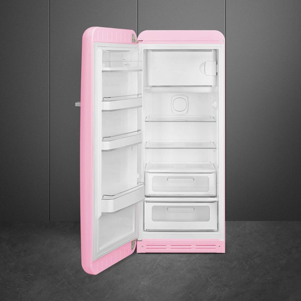 smeg Kühlschrank "50's Retro Style" FAB28 (Cadillac Pink) Tür links