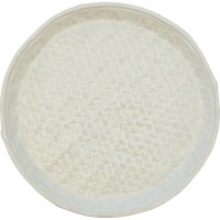 GreenGate Essteller "Woven" - 27 cm (Off White)