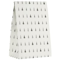 Ib Laursen Buntfalttüte "Christmas Forest" im 10er-Set - 18x10x28,5 cm (Weiß/Grau)