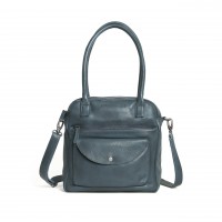 Sticks and Stones Tasche "Colorado" (Slate Blue) - Pflanzlich gegerbtes Rindsleder