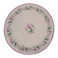 GreenGate Teppich Weihnachtsbaum "Marie" - 130x130cm (Dusty Rose)