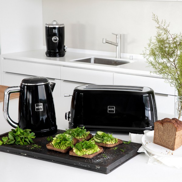 Wasserkocher KTC1 "Iconic Line" in Schwarz mit Temperatureinstellung