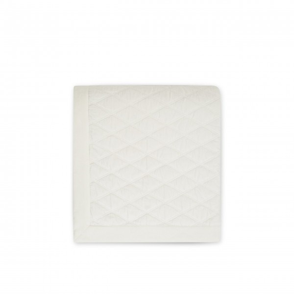 Quilt aus Baumwoll-Samt - 160x240 cm (Weiß) von Lexington
