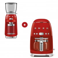 smeg Filter-Kaffeemaschine mit smeg Kaffeemühle