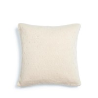 Strickkissen "Ajour" - 50x50cm (Antique White) von Essenza