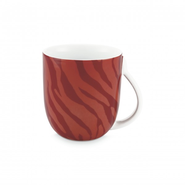 FABIENNE CHAPOT Große Tasse "Zebra Stripes" (Rot)
