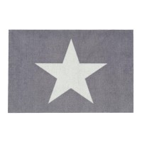 Fußmatte "Stern" (Grau/Weiß) von Gift Company