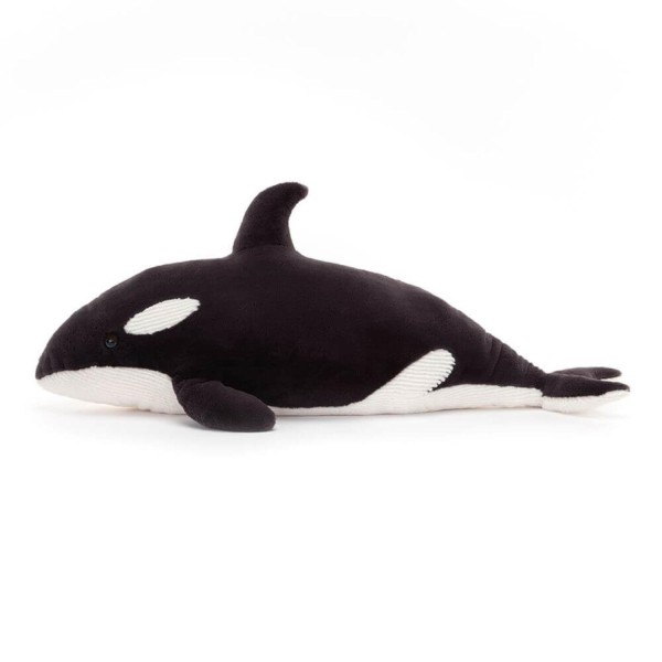 Jellycat Kuscheltier Wal "Ollivander the Orca" - 64 cm (Schwarz/Weiß)