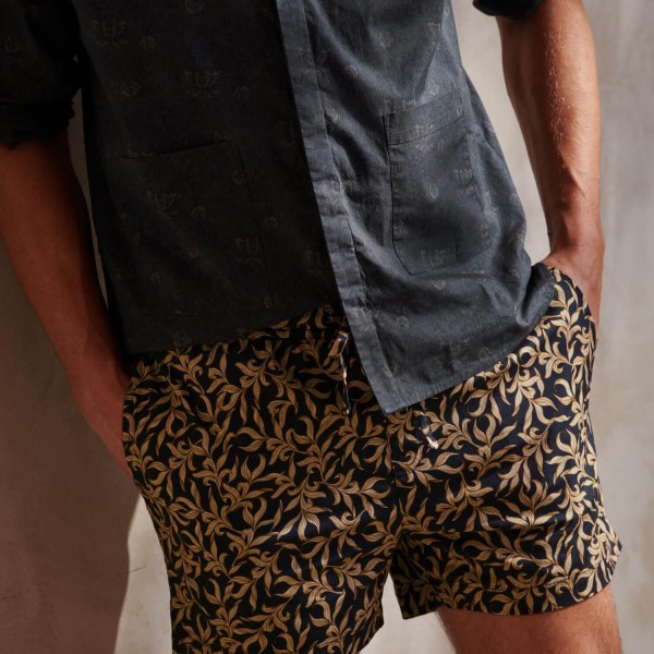 Baumwoll-Shorts für Herren "Jude Juliette" (Nightblue) von Essenza