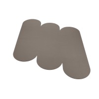 Filz-Teppich "Graphics" - 140x200cm (Graubraun/Taupe) von HEY-SIGN