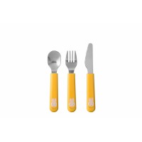 Mepal Kinder-Besteck-Set "Mio - Miffy Explore" - 3 tlg. (Gelb) 