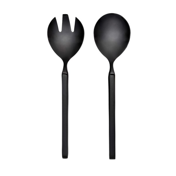 Salatbesteck "Tvis" (Titanium Black) von Broste Copenhagen