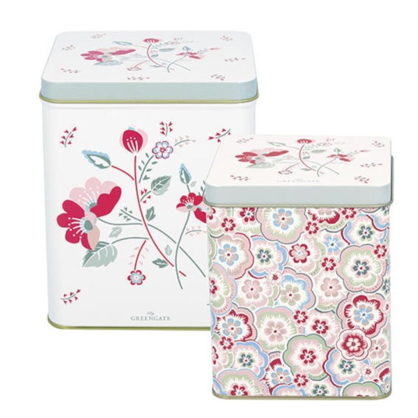 GreenGate Keksdose im 2er-Set "Mozy" (Pale Pink)