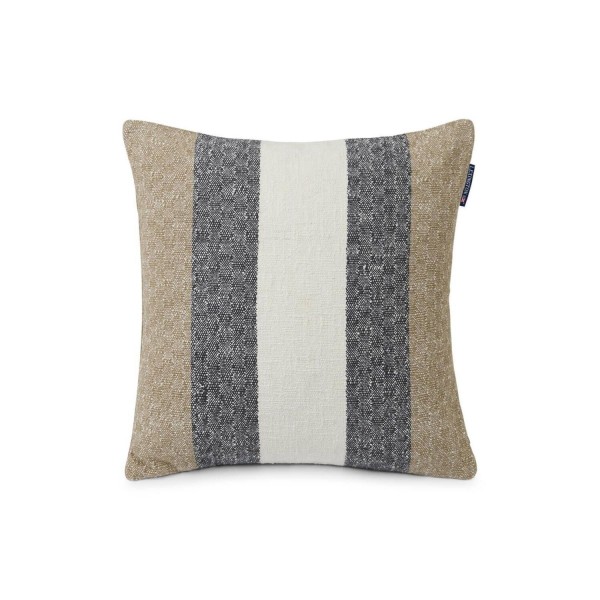 Kissenbezug "Vertical Striped" - 50x50 cm (Grau) von Lexington