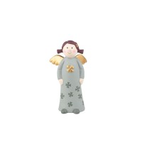 Engelsfigur Pauline "XMAS - Himmlische Schwestern Edition 8" - 11 cm (Türkis) von räder Design