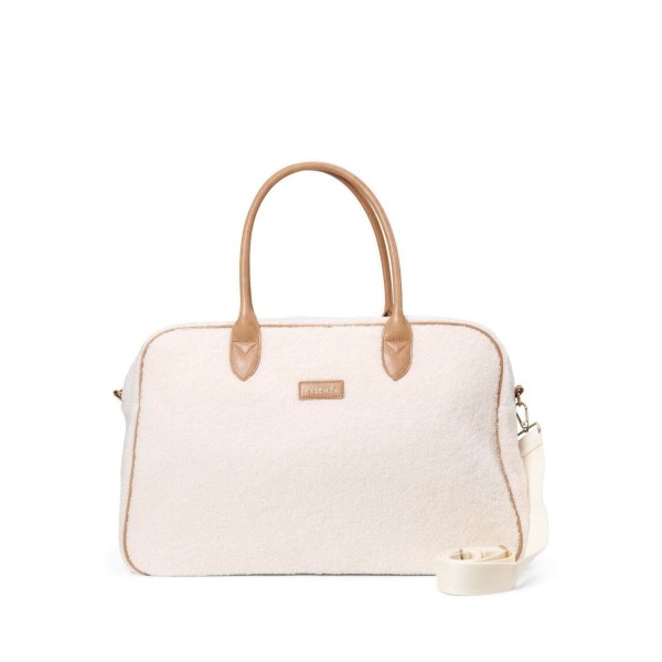 Reisetasche "Pebbles Teddy" - 50x20x17cm (Weiß) von Essenza