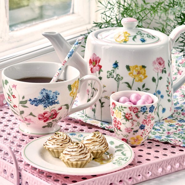 GreenGate Porzellanbrett "Thilde" (White)