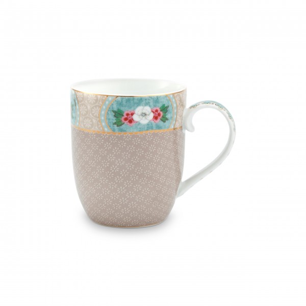 Pip Studio Kleine Tasse "Blushing Birds" (Khaki)