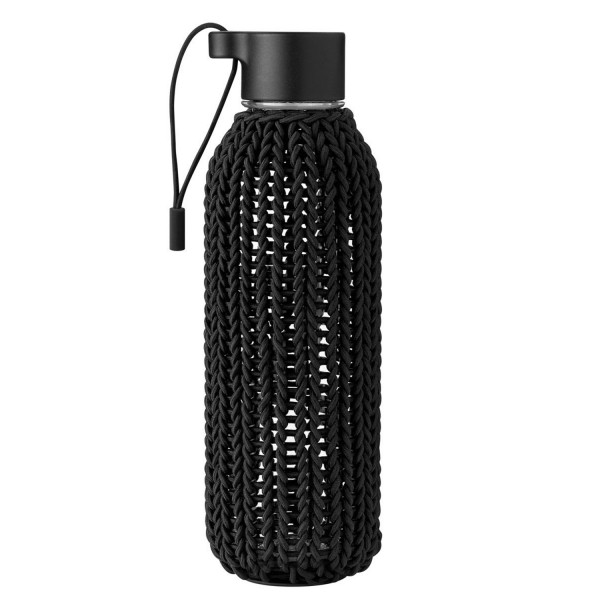 Stelton Rig-Tig Trinkflasche "Catch-It" - 0,6 l (Schwarz)