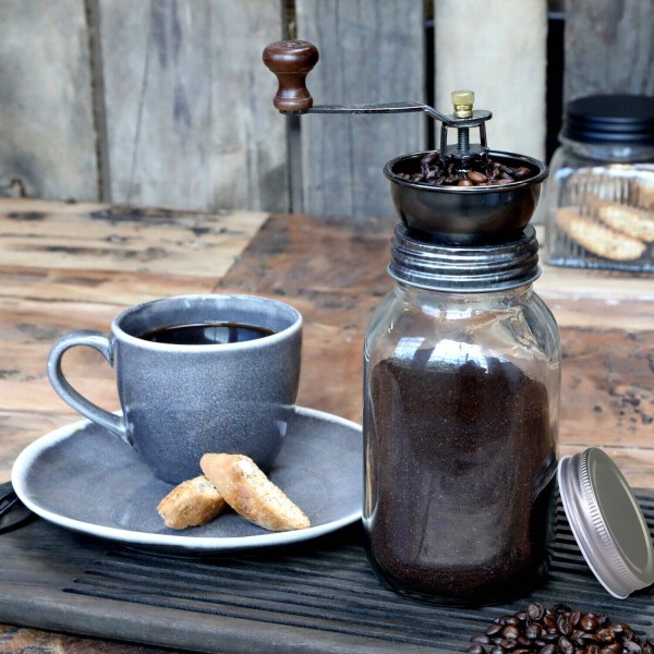 Kaffeemühle mit extra Deckel (Antique Kohle) von Chic Antique