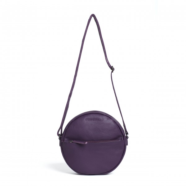 Sticks and Stones Tasche "Juno Bag" (Classic Purple) - Gewaschenes Rindsleder