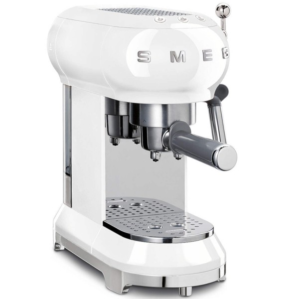 smeg Espressomaschine mit smeg Milchaufschäumer und smeg Kaffeemühle im Set