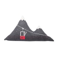 Kissen "SILVRETTA - Berg" - 40x65 cm (Anthrazit) von David Fussenegger