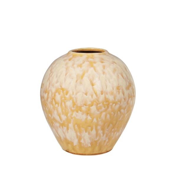 Vase "Ingrid" - M (Tawny Olive Yellow) von Broste Copenhagen