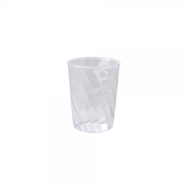 rice Wasserglas / Tumbler "Acrylic" - 260 ml (Transparent/Swirl)