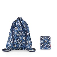 Reisenthel Beutel/Mini Maxi Sacpack "Floral 1" (Blau)