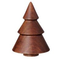 Deko-Tannenbaum - 4,1x5,6 cm (Braun) von ASA