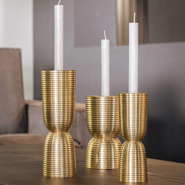 Kerzenständer "Nubis" - 15 cm (Gold) von fleur ami